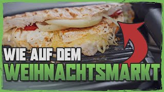 Gebackener Schafskäse im Fladenbrot amp leckerer Knoblauchsauce  Tefal Optigrill Rezept [upl. by Duky289]