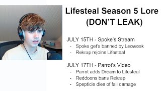 Pangi Leaks Lifesteal Season 5 Lore [upl. by Thorbert603]