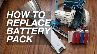 EASY DIY Replace 16v Black amp Decker Hand Vacuum Battery How to CHV1410L lithium Cordless Vac [upl. by Eissolf835]