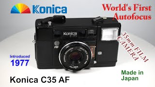 1977 Konica C35 AF  35mm Film Camera [upl. by Kecaj]