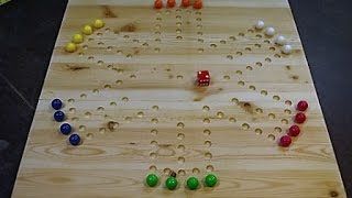 How to Make a Marble Game Board woodloggercom [upl. by Annawd]