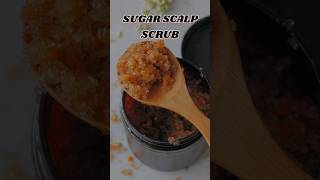 Only 2 Ingredients Natural Sugar Scalp Exfoliation At Home  scalp exfoliation at home haircare [upl. by Alyworth]