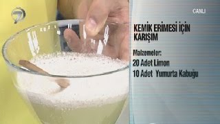 DrFeridun Kunaktan Kemik Erimesi İçin Karışım Tarifi [upl. by Ariak]