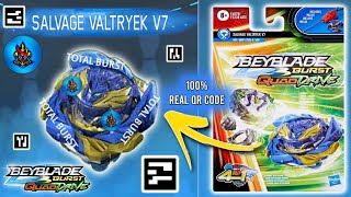 SALVAGE VALTRYEK V7 QR CODE  ALL VALTRYEK QR CODES IN 2022 BB APP [upl. by Sitra]