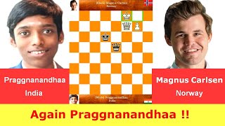 Praggnanandhaa India vs Magnus Carlsen Norway Chess Game analysis  Superbet Blitz  CaroKann [upl. by Duyne]