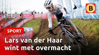 Lars van der Haar wint NK veldrijden met overmacht  Omroep Brabant [upl. by Anuat]