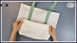 Easy to make How to make an unlined market shoulder bag [upl. by Noraj]