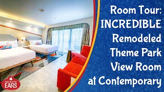 NEW Disneys Contemporary Resort Incredibles Themed Remodeled Room Tour  Tower Theme Park View [upl. by Betteanne]