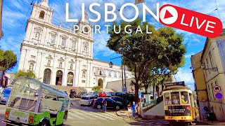 🔴 DIRETO LISBOA  Exploring GRAÇA amp FEIRA DA LADRA Lisbon LIVE [upl. by Ramar]