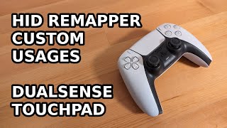 DualSense touchpad inputs with HID Remapper custom usages [upl. by Kcirad]