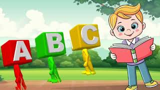 ABC song  alphabet song  baby poem  RS Nursery Rhymes amp kids song  children song 74 [upl. by Anilem]