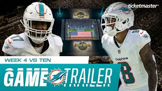 Tennessee Titans vs Miami Dolphins Game Trailer  Week 4  Miami Dolphins [upl. by Oiraved899]