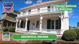 Historic National Road stop Greenfield Indiana [upl. by Arikahc951]