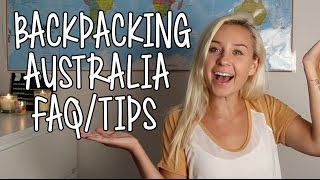 Backpacking Australia TIPSFAQ  Hostels Transportation City Recommendations amp MORE [upl. by Hakym440]