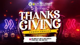 FIRST SUNDAY THANKSGIVING SERVICE  3 MARCH 2024  PROPHET TA JEGEDE  CAC AGO ADURA CITY [upl. by Nosmirc]