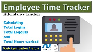 Employee Attendance Login Logout Calculations C aspnet Sql Server Web Project asp207 highblixasp [upl. by Ahilam]