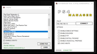 HOW TO ENABLE GOLDHEN ON PS4 1200 PS4 MANAGER TOOL [upl. by Rema578]