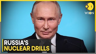 RussiaUkraine War Russias Nuclear Drills Raise Global Alarm  Latest News  WION [upl. by Roselane]