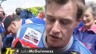 John McGuinness  TT Win 1  1999 Lightweight 250cc Race [upl. by Memory]