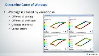 Autodesk Moldflow Warpage Prediction [upl. by Inohtna]