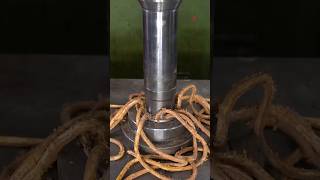 Reeses Chocolate Vs Hydraulic Press 🫣😱🤤 hydraulicpress satisfying candy crushing asmr [upl. by Aldo]