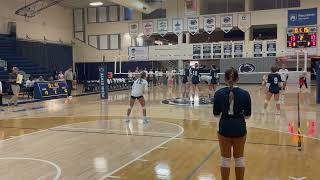 Immaculata U Womens Volleyball Vs Penn State Abington 101624 Set 2 [upl. by Incrocci]