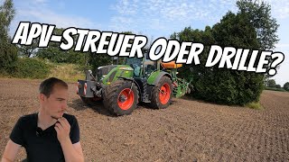 vlog140 APV Streuer vs Drille Welche Methode bringt die besseren Zwischenfrüchte [upl. by Rutter]