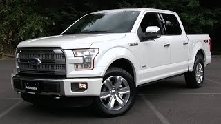 2015 Ford F150 Platinum FX4 Start Up Test Drive and In Depth Review [upl. by Mcclish]