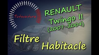 Filtre Habitacle  Renault Twingo 2 [upl. by Assenad]