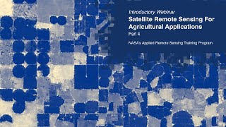 NASA ARSET Evapotranspiration amp Evaporative Stress Index for Agricultural Applications Part 44 [upl. by Anhavas803]