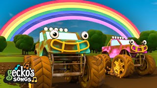 10 Muddy Trucks  Geckos Garage Songs｜Kids Songs｜Trucks for Kids [upl. by Mccutcheon]