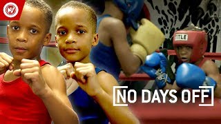 10YearOld Twin Boxing PRODIGIES  Grandy Twins Training [upl. by Ylrevaw]