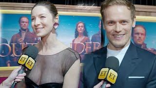 Sam Heughan laisse un message vocal à Caitriona Balfe en tant que Jamie Fraser  Outlander 2023 [upl. by Euqinot496]