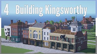 Starting the high street  Building Kingsworthy Ep4  Minecraft Victorian 1910s town [upl. by Elysia199]