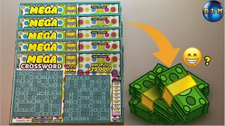 50K PRIZE MEGA CROSSWORD SCRATCH OFF TICKETS [upl. by Blondelle299]