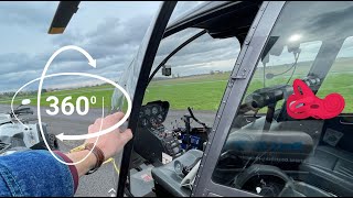 VR 360 4K  HELICOPTER EXPERIENCE Insta 360 [upl. by Lenoyl]