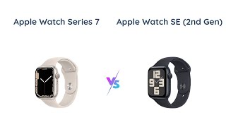 Apple Watch Series 7 vs Apple Watch SE 2nd Gen 🕒⌚️⭐️ [upl. by Ogir]