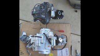 MINI JEEP ENGINE SWAP 125cc to 150cc DIRECT BOLT IN REPLACEMENT [upl. by Hamachi]