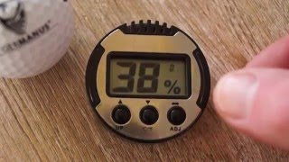 GERMANUS Digital Hygrometer for Humidor [upl. by Atwater838]