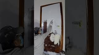 Painting Varnished Wood Doors Primer Sealer Stain block stainblock primer sealer [upl. by Johny]