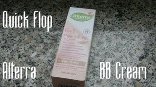 Quick Flop  Alterra BB Cream [upl. by Lebna]