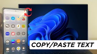 How To Copy Paste Text Between Android and Windows PC [upl. by Ule469]