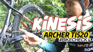 KINESIS ARCHER TI520  Custom Build  BIKECHECK [upl. by Ailel]