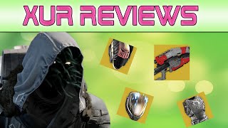 DESTINY  Xur Exotic Reviews [upl. by Furgeson625]