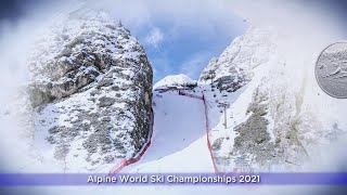 Una moneta da cinque euro vera per i Mondiali di sci di Cortina [upl. by Eenor]