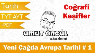 Tarih  TYT ve AYT  Yeni Çağda Avrupa Tarihi  1  Coğrafi Keşifler  PDF [upl. by Anahsirk]