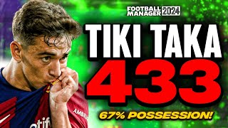 The BEST FM24 Tiki Taka Tactic 67 Possession  Best FM24 Tactics [upl. by Skeie]