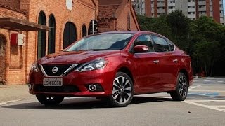 Nissan Sentra 20 SL 2017  Falando de Carro [upl. by Aitnas]