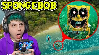 AIUTOI SPONGEBOB mi ATTACCA mentre LO CERCO con il DRONE [upl. by Cogswell]