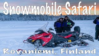 Rovaniemi Finland  Day 3  Snowmobile Safari Adventure [upl. by Asyle578]